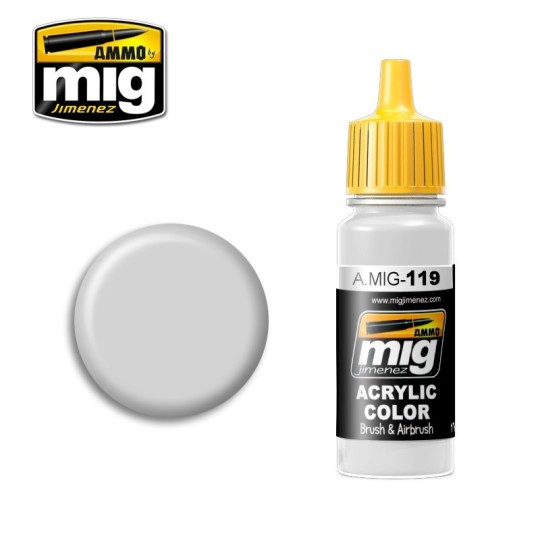 A.MIG-0119-Mig Cool Grey Acrylic Paint 17ml - A.MIG-0119