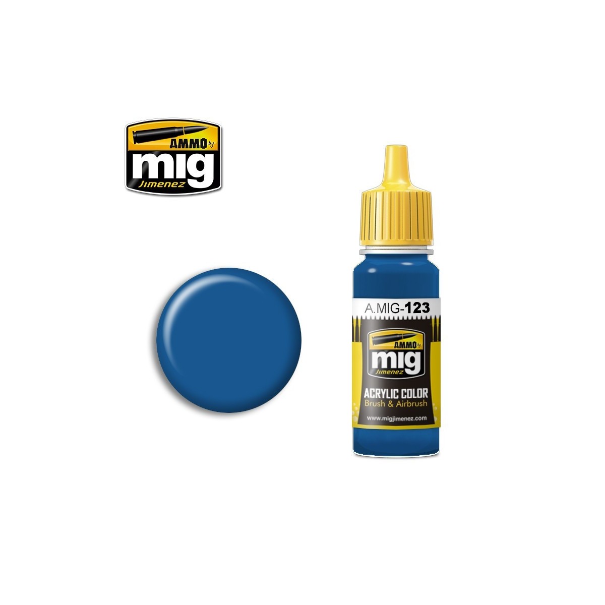 Peinture acrylique BLEU MARINE 17ml Mig AMMO - MIG Jimenez A.MIG-0123 - 1