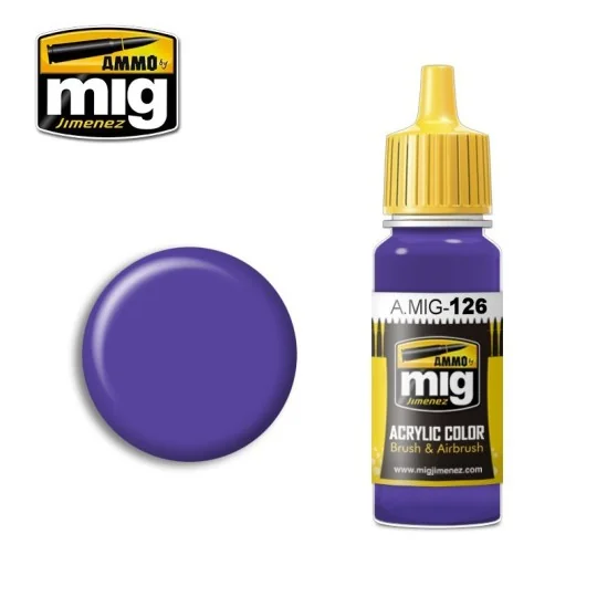 A.MIG-0126-Mig 17ml Purple Acrylic Paint - A.MIG-0126