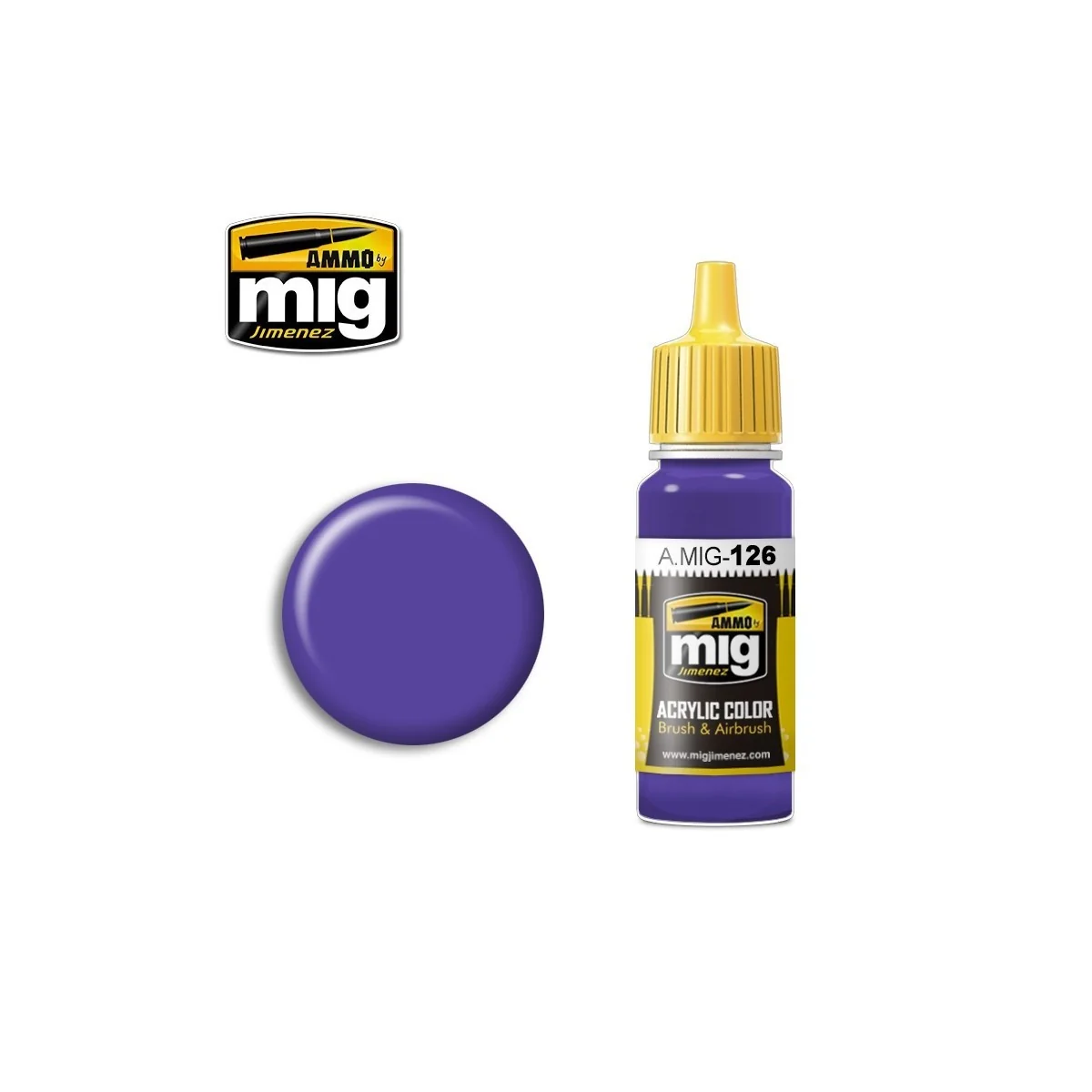 Mig 17ml Purple Acrylic Paint - A.MIG-0126 - A.MIG-0126