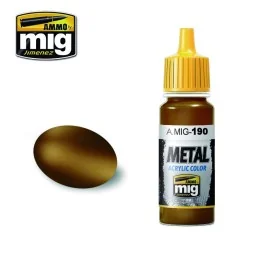 Acrylic paint OLD BRASS 17ml Mig - A.MIG-0190 - A.MIG-0190