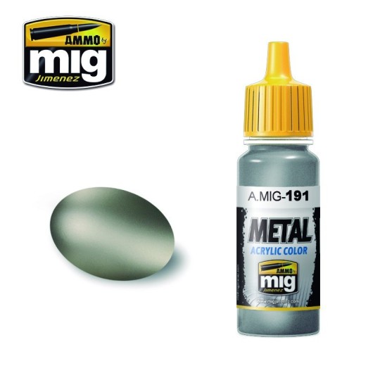 A.MIG-0191-Peinture acrylique ACIER 17ml Mig
