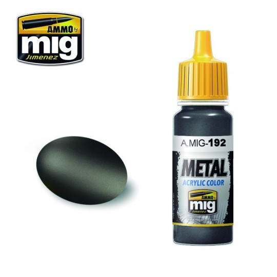 A.MIG-0192-Polished Metal Acrylic Paint 17ml Mig