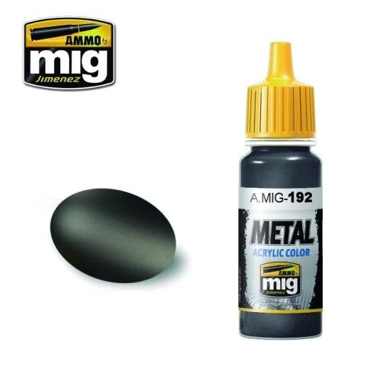 Polished Metal Acrylic Paint 17ml Mig - A.MIG-0192 - A.MIG-0192 A.MIG-0192-Polished Metal Acrylic Paint 17ml Mig - A.MIG-0192