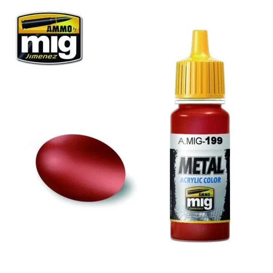 A.MIG-0199-Copper acrylic paint 17ml Mig - A.MIG-0199