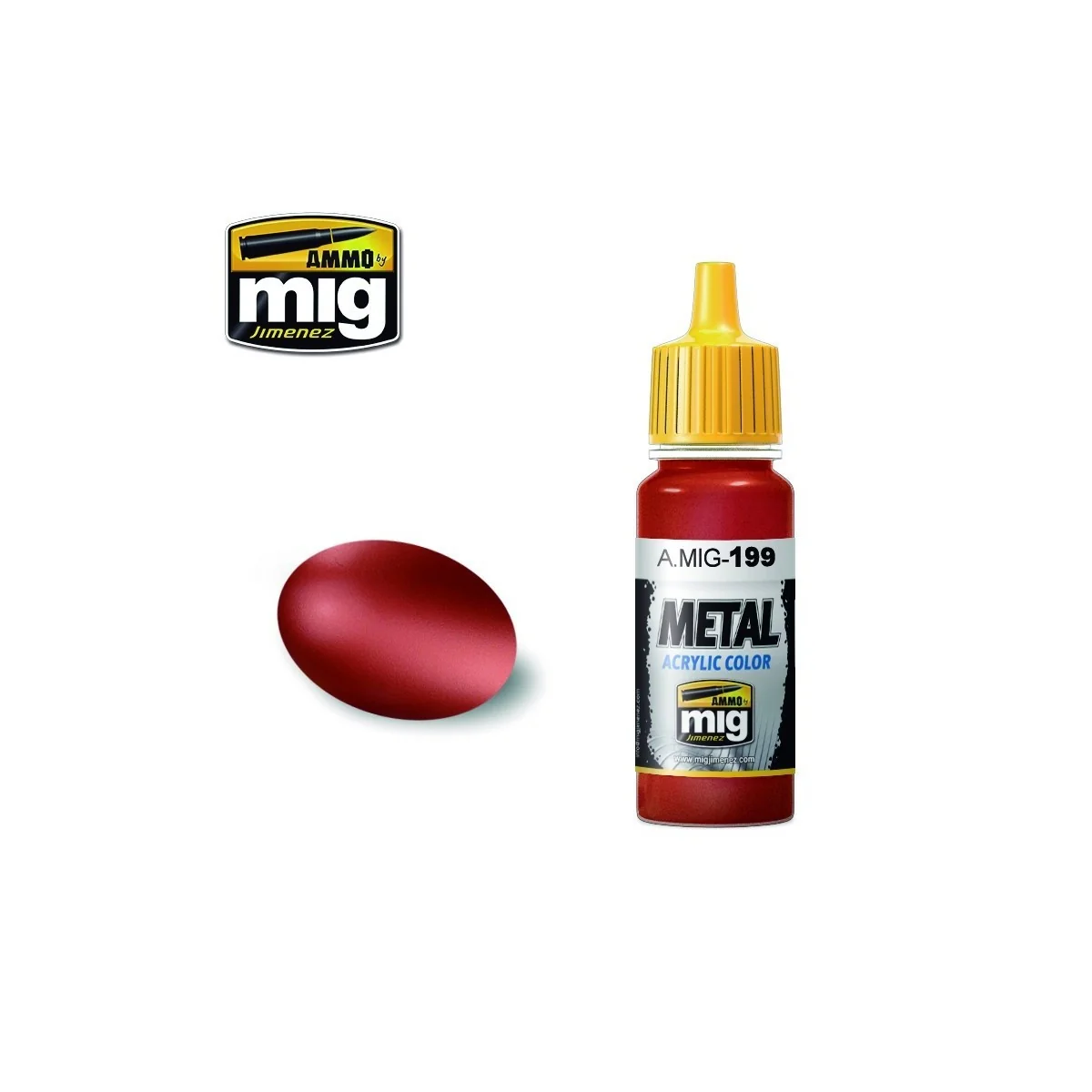 Copper acrylic paint 17ml Mig - A.MIG-0199 - A.MIG-0199