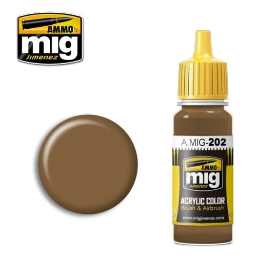 A.MIG-0202-Mig FS 30219 BRONZE 17ml Acrylic Paint - A.MIG-0202