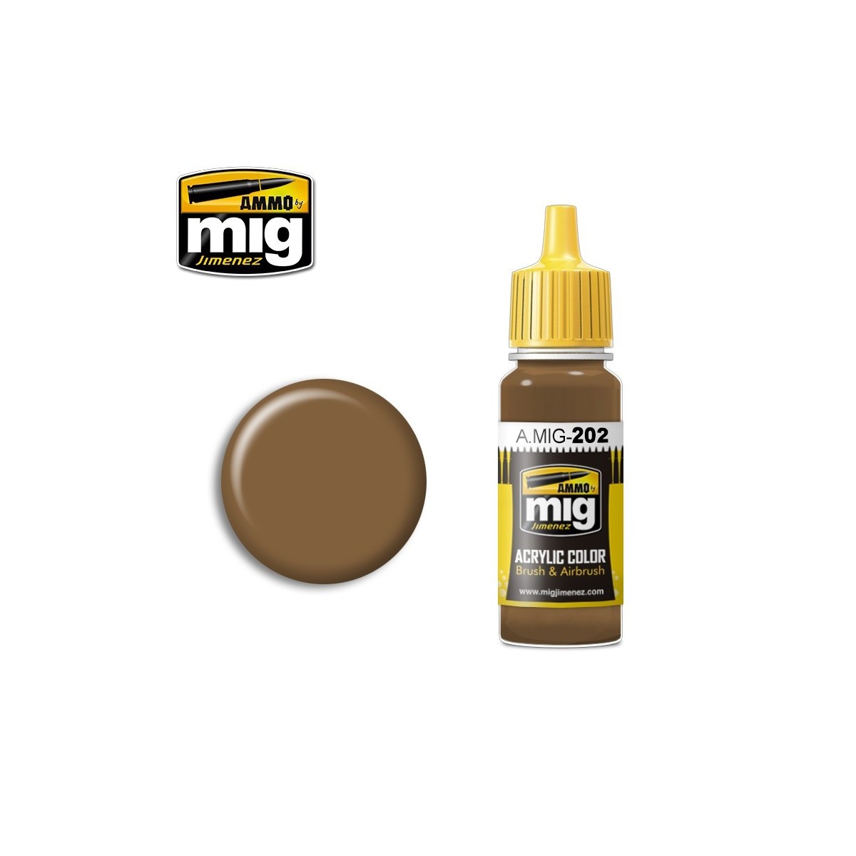 Mig FS 30219 BRONZE 17ml Acrylic Paint - A.MIG-0202 Mig FS 30219 BRONZE 17ml Acrylic Paint - A.MIG-0202
