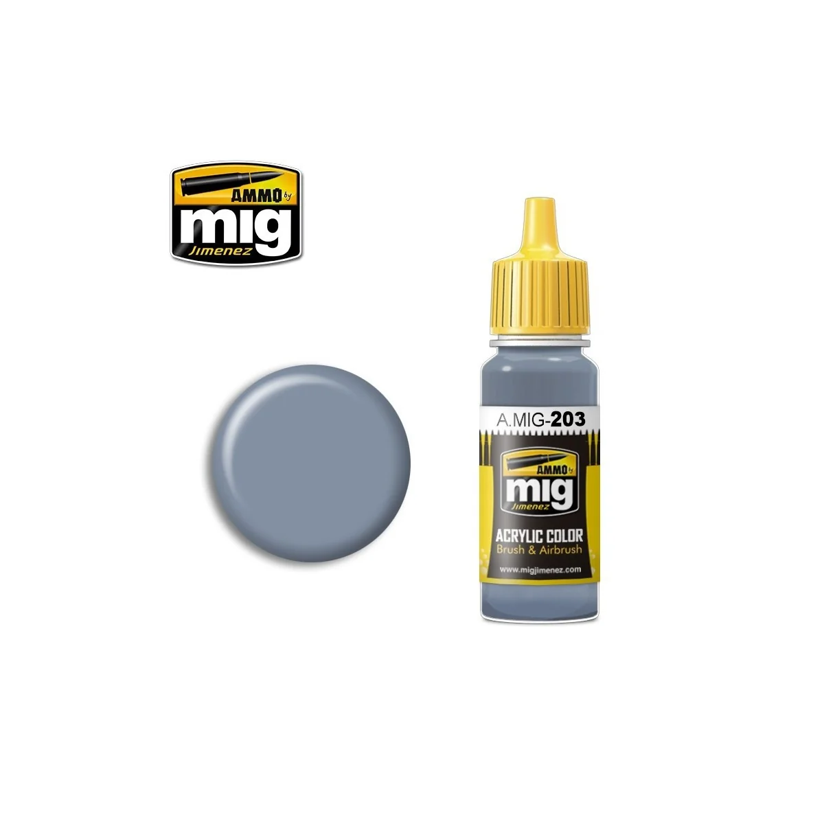 FS 36375 GHOST GREY LIGHT COMPASS 17ml Mig Acrylic Paint - A.MIG-02...