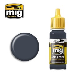 FS 36118 Medium Gunship Grey Acrylic Paint 17ml Mig - A.MIG-0204