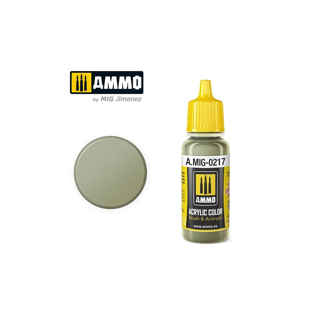 Peinture acrylique ARDOISE VERTE (RLM 02) 17ml Mig AMMO - MIG Jimenez A.MIG-0217 - 1 Peinture acrylique ARDOISE VERTE (RLM 02) 17ml Mig AMMO - MIG Jimenez A.MIG-0217 - 1