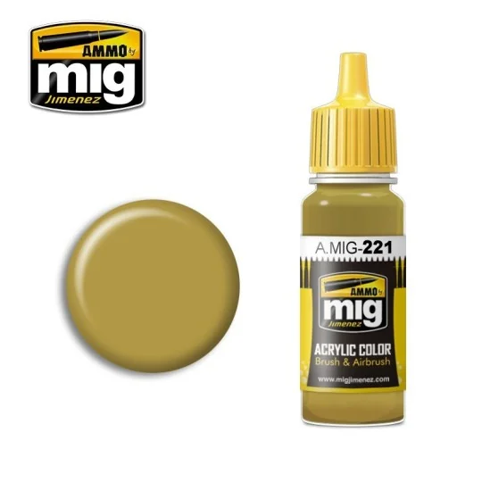 Peinture acrylique FS 33481 JAUEN CHROME DE ZINC 17ml Mig AMMO - MIG Jimenez A.MIG-0221 - 1 A.MIG-0221-Peinture acrylique FS 33481 JAUEN CHROME DE ZINC 17ml Mig - A.MIG-0221