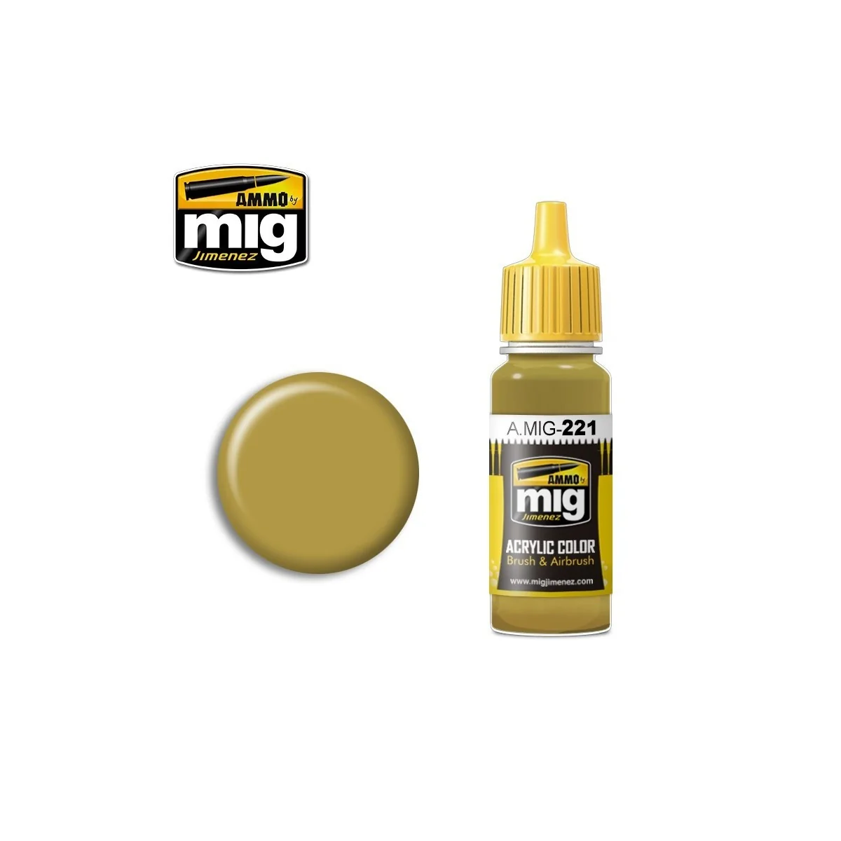 Peinture acrylique FS 33481 JAUEN CHROME DE ZINC 17ml Mig AMMO - MIG Jimenez A.MIG-0221 - 1 Peinture acrylique FS 33481 JAUEN CHROME DE ZINC 17ml Mig AMMO - MIG Jimenez A.MIG-0221 - 1