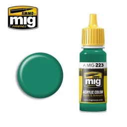 Turquoise Green Interior Acrylic Paint 17ml Mig - A.MIG-0223