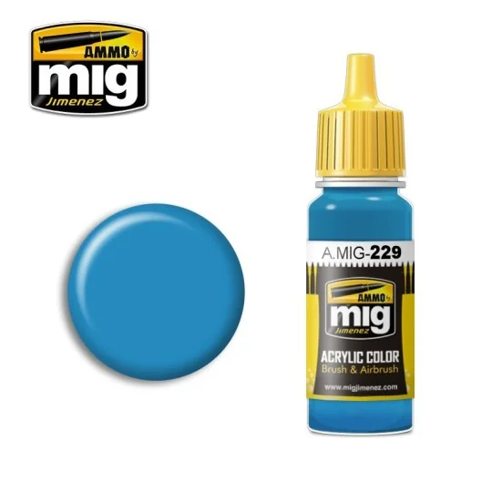 Peinture acrylique FS 15102 BLEU GRIS FONCÉ 17ml Mig AMMO - MIG Jimenez A.MIG-0229 - 1 A.MIG-0229-Peinture acrylique FS 15102 BLEU GRIS FONCÉ 17ml Mig - A.MIG-0229