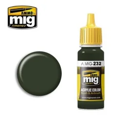 RLM 70 Black Green Acrylic Paint 17ml Mig - A.MIG-0232