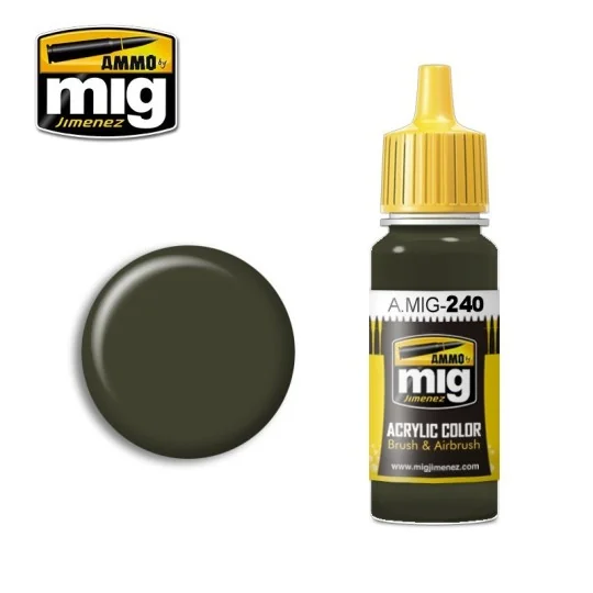 Peinture acrylique FS 34086 (ANA 613) 17ml Mig AMMO - MIG Jimenez A.MIG-0240 - 1 A.MIG-0240-Peinture acrylique FS 34086 (ANA 613) 17ml Mig - A.MIG-0240