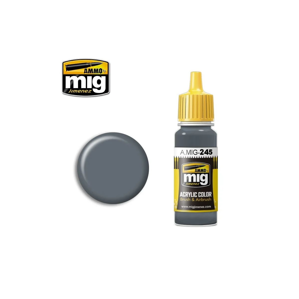 Mig Ocean Grey Acrylic Paint (BS 629) 17ml - A.MIG-0245 - A.MIG-0245