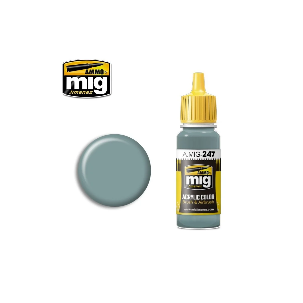 Peinture acrylique RLM 78 BLEU CLAIR 17ml Mig AMMO - MIG Jimenez A.MIG-0247 - 1