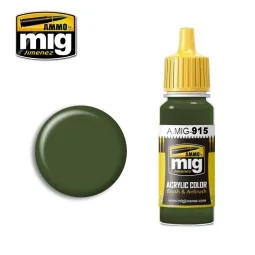 Peinture acrylique Vert foncé (BS 241) 17ml Mig AMMO - MIG Jimenez A.MIG-0915 - 1