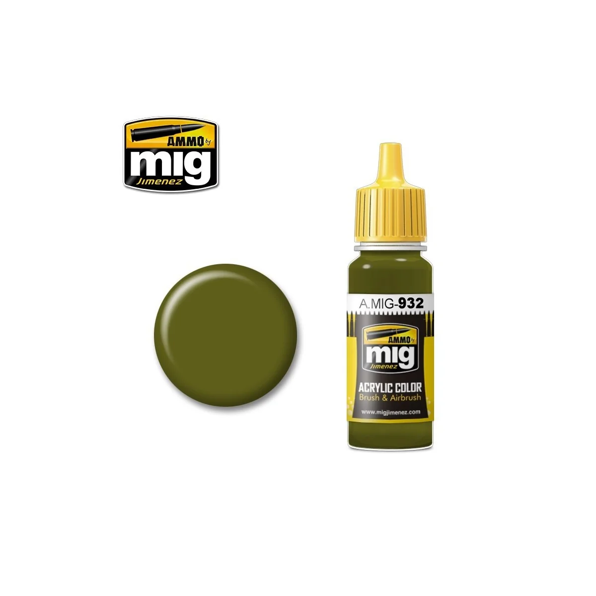 Russian Base Acrylic Paint 17ml Mig - A.MIG-0932 - A.MIG-0932 Russian Base Acrylic Paint 17ml Mig - A.MIG-0932 - A.MIG-0932