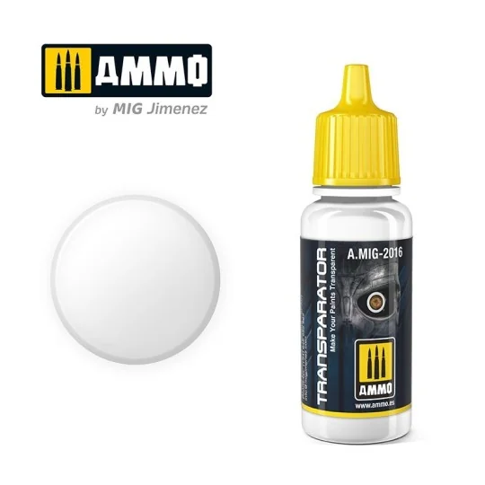 Mig Transparent Acrylic Paint 17ml - A.MIG-2016 - A.MIG-2016 A.MIG-2016-Mig Transparent Acrylic Paint 17ml - A.MIG-2016
