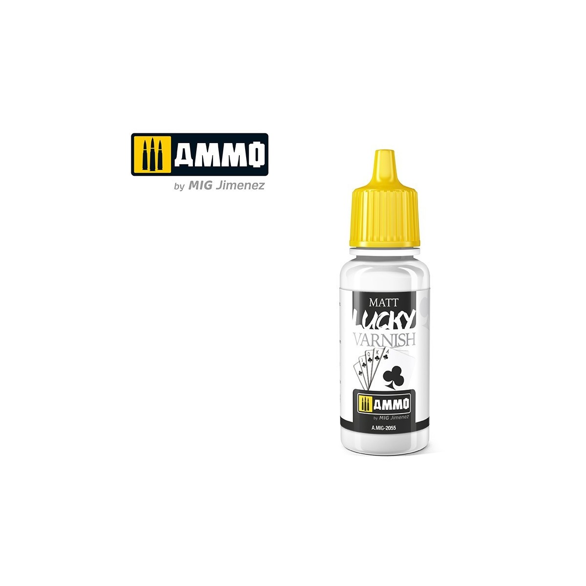 Peinture acrylique VERNIS MAT LUCKY (FORMAT 17ML) 17ml Mig AMMO - MIG Jimenez A.MIG-2055 - 1