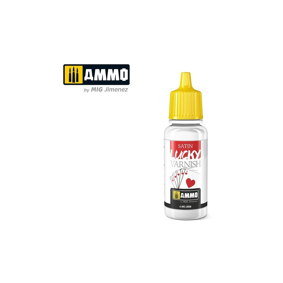 LUCKY SATIN VARNISH acrylic paint (17ML SIZE) 17ml Mig - A.MIG-2056... LUCKY SATIN VARNISH acrylic paint (17ML SIZE) 17ml Mig - A.MIG-2056...