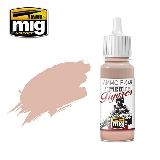 Peinture acrylique TON DE PEAU DE BASE 17ml Mig AMMO - MIG Jimenez A.MIG-F549 - 1 A.MIG-F549-Peinture acrylique TON DE PEAU DE BASE 17ml Mig - A.MIG-F549