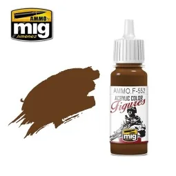 Mig Red Leather Acrylic Paint 17ml - A.MIG-F552 - A.MIG-F552