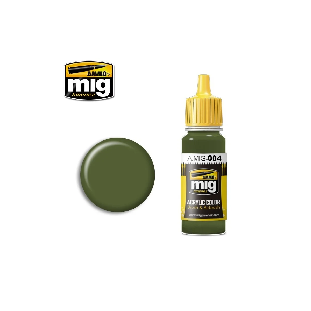 Peinture acrylique RAL 6011 B VERT RÉSÉDA 17ml Mig AMMO - MIG Jimenez A.MIG-0004 - 1 Peinture acrylique RAL 6011 B VERT RÉSÉDA 17ml Mig AMMO - MIG Jimenez A.MIG-0004 - 1