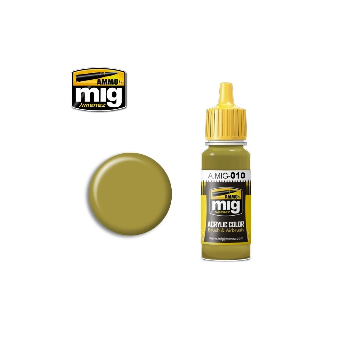 Peinture acrylique RAL 7028 JAUNE FONCÉ (MI-GUERRE) 17ml Mig AMMO - MIG Jimenez A.MIG-0010 - 1 Peinture acrylique RAL 7028 JAUNE FONCÉ (MI-GUERRE) 17ml Mig AMMO - MIG Jimenez A.MIG-0010 - 1