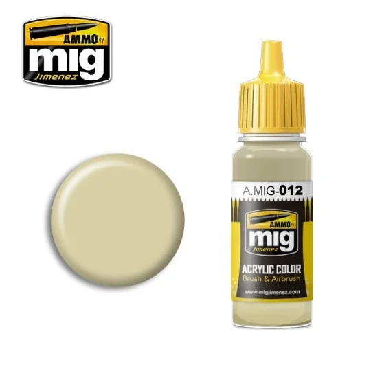 Acrylic paint RAL 7028 DARK YELLOW '44 DG III 17ml Mig - A.MIG-0012... A.MIG-0012-Acrylic paint RAL 7028 DARK YELLOW '44 DG III 17ml Mig - A.MIG-0012