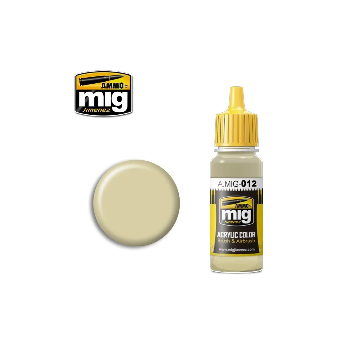 Acrylic paint RAL 7028 DARK YELLOW '44 DG III 17ml Mig - A.MIG-0012... Acrylic paint RAL 7028 DARK YELLOW '44 DG III 17ml Mig - A.MIG-0012...