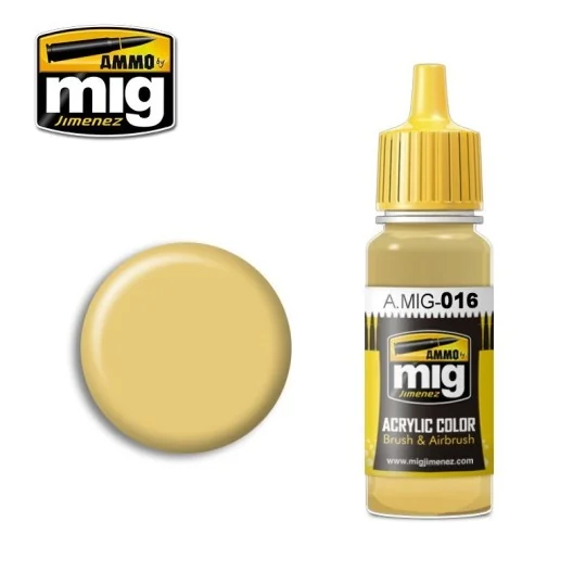 Acrylic paint RAL 8020 YELLOW BROWN 17ml Mig - A.MIG-0016 - A.MIG-0016 A.MIG-0016-Acrylic paint RAL 8020 YELLOW BROWN 17ml Mig - A.MIG-0016