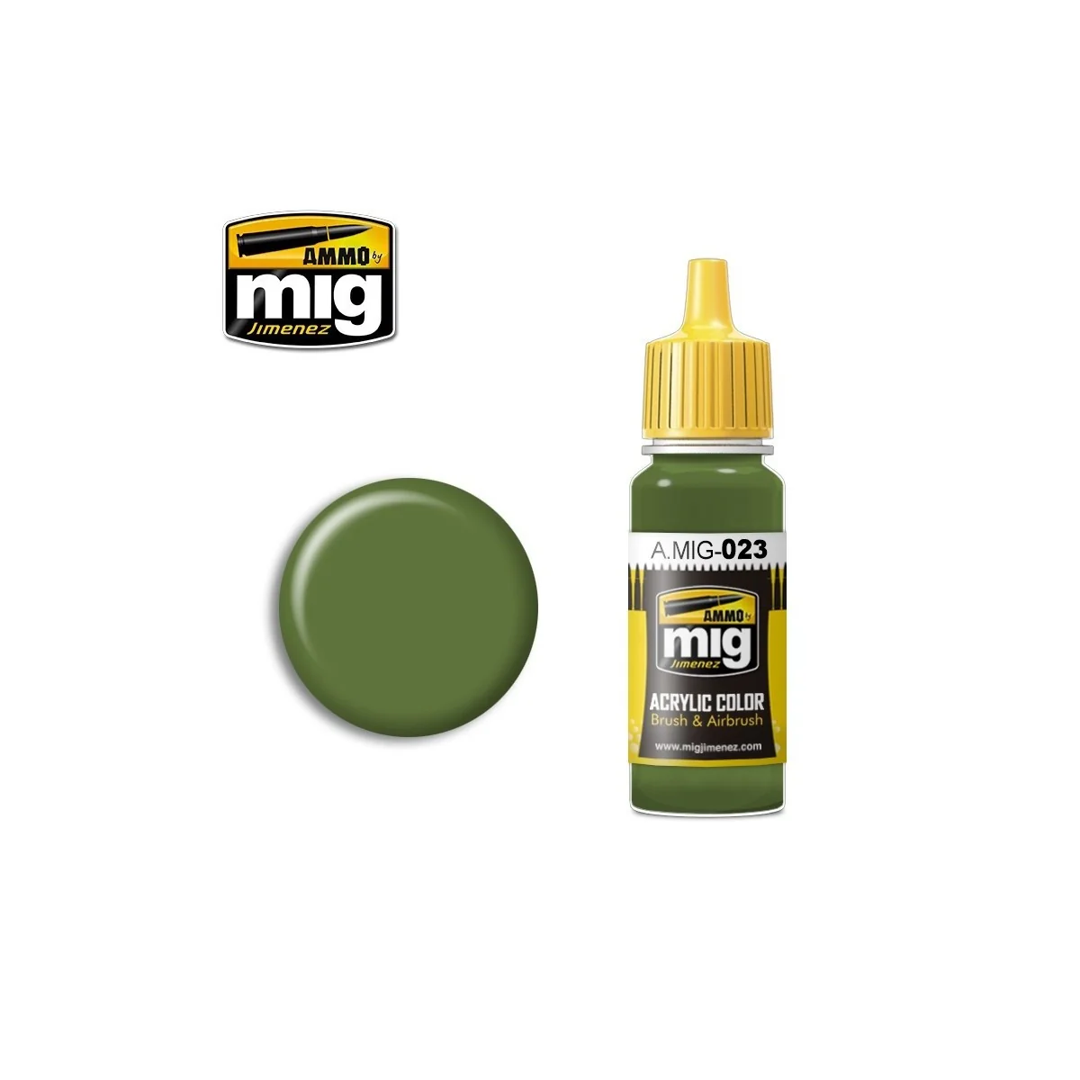 Protective Green Acrylic Paint 17ml Mig - A.MIG-0023 - A.MIG-0023