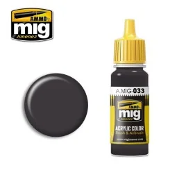 Acrylic paint TIRES AND RUBBER 17ml Mig - A.MIG-0033 - A.MIG-0033