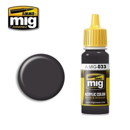 Acrylic paint TIRES AND RUBBER 17ml Mig - A.MIG-0033