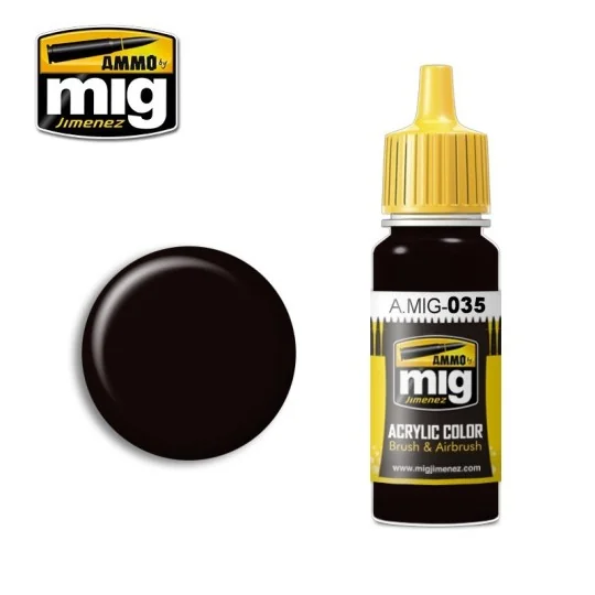 Peinture acrylique PISTES SOMBRE 17ml Mig AMMO - MIG Jimenez A.MIG-0035 - 1 A.MIG-0035-Peinture acrylique PISTES SOMBRE 17ml Mig - A.MIG-0035