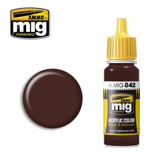 A.MIG-0042-Acrylic paint OLD RUST 17ml Mig - A.MIG-0042