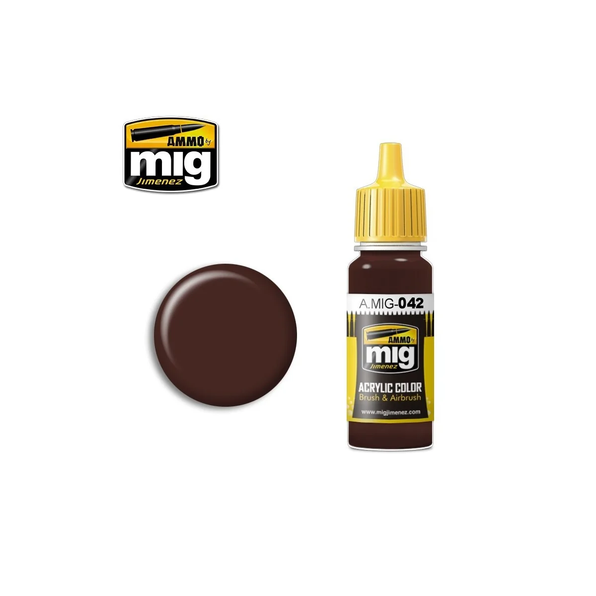 Peinture acrylique ROUILLE VIEILLE 17ml Mig AMMO - MIG Jimenez A.MIG-0042 - 1 Peinture acrylique ROUILLE VIEILLE 17ml Mig AMMO - MIG Jimenez A.MIG-0042 - 1