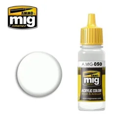 Mig Matte White Acrylic Paint 17ml - A.MIG-0050 - A.MIG-0050