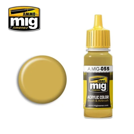 A.MIG-0055-Acrylic paint OIL OCHRE 17ml Mig - A.MIG-0055