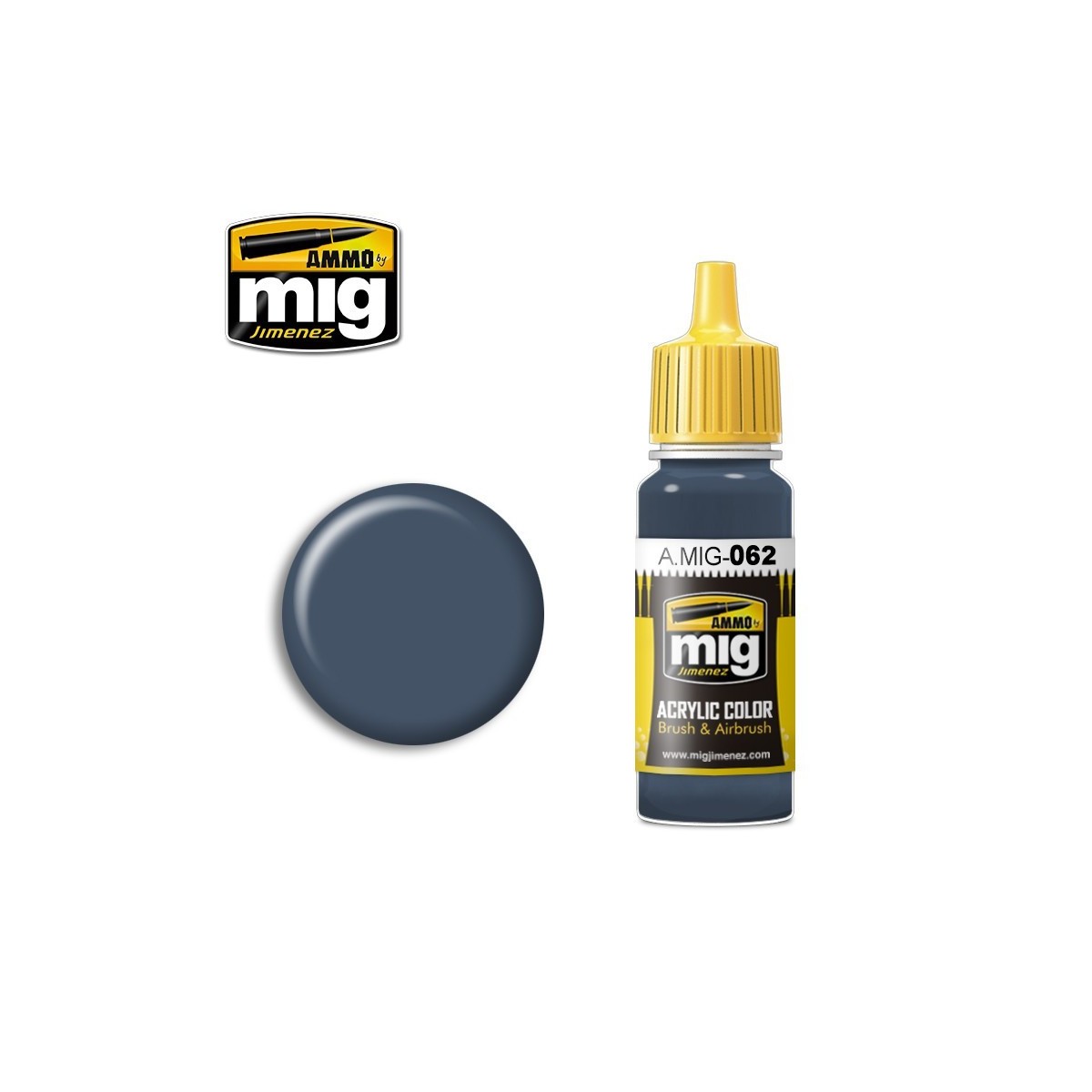 Mig French Blue Acrylic Paint 17ml - A.MIG-0062 Mig French Blue Acrylic Paint 17ml - A.MIG-0062