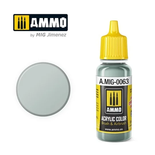 A.MIG-0063-RLM 76 PALE GREY 17ml Mig Acrylic Paint - A.MIG-0063