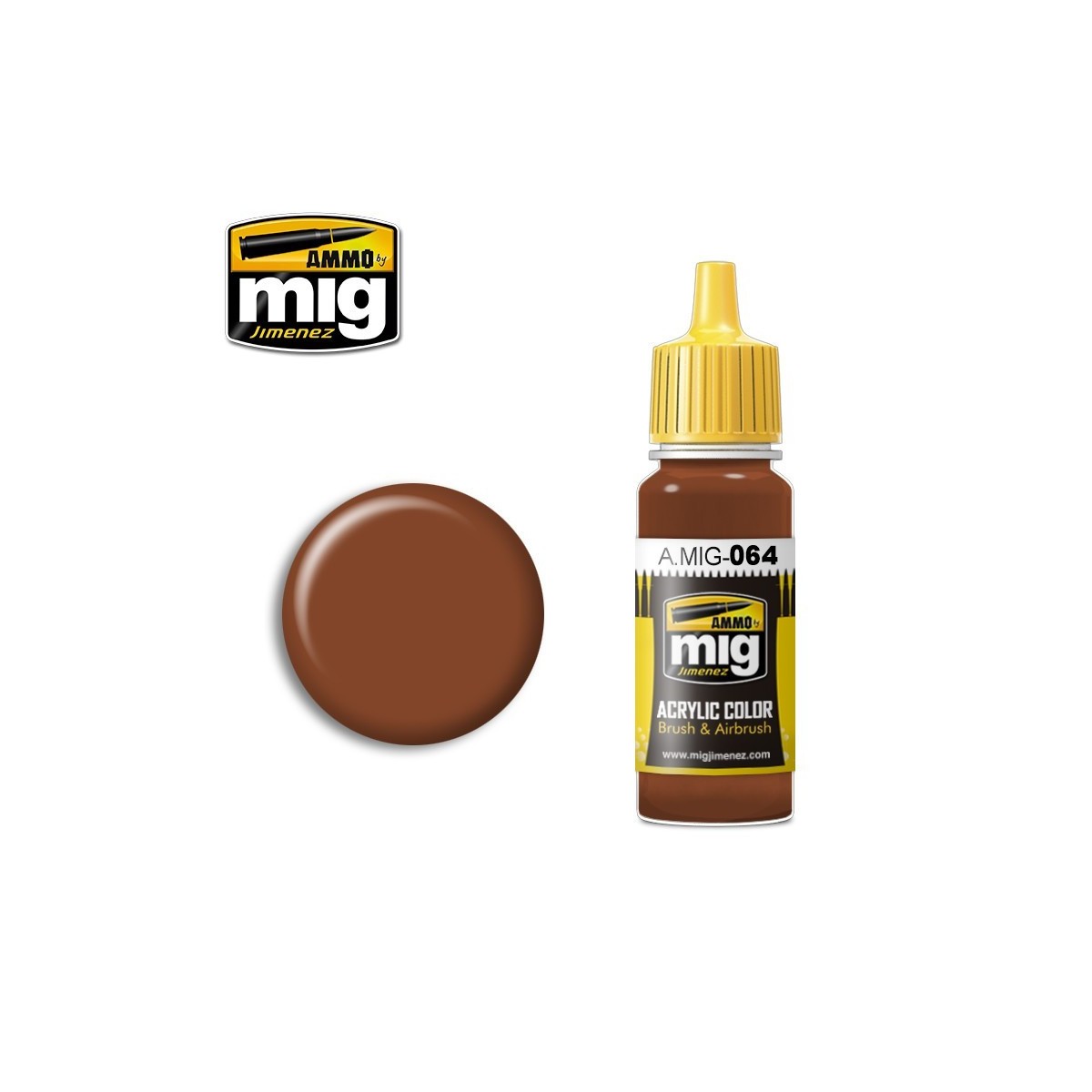 Mig Brown Earth Acrylic Paint 17ml - A.MIG-0064