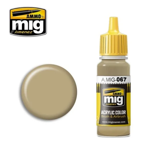 A.MIG-0067-Mig Light Sand Grey Acrylic Paint 17ml - A.MIG-0067