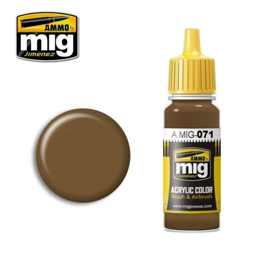 A.MIG-0071-Khaki acrylic paint 17ml Mig - A.MIG-0071