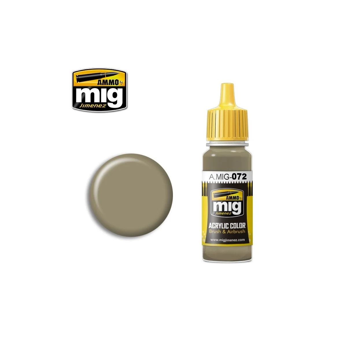 Peinture acrylique POUSSIÈRE 17ml Mig AMMO - MIG Jimenez A.MIG-0072 - 1 Peinture acrylique POUSSIÈRE 17ml Mig AMMO - MIG Jimenez A.MIG-0072 - 1