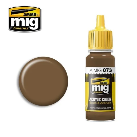 A.MIG-0073-Peinture acrylique TERRE 17ml Mig - A.MIG-0073